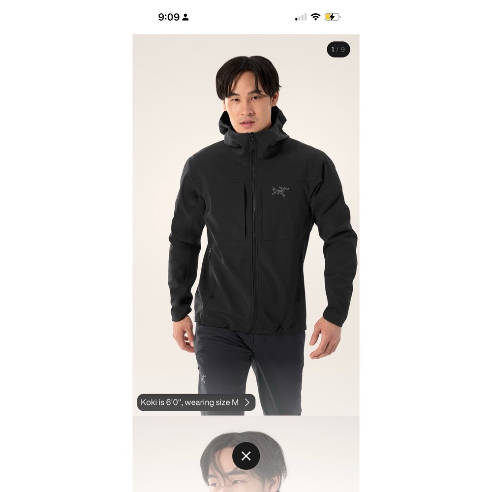 Arc'teryx Black Gamma Mx Size XL Men's Jacket - Picture 1 of 11